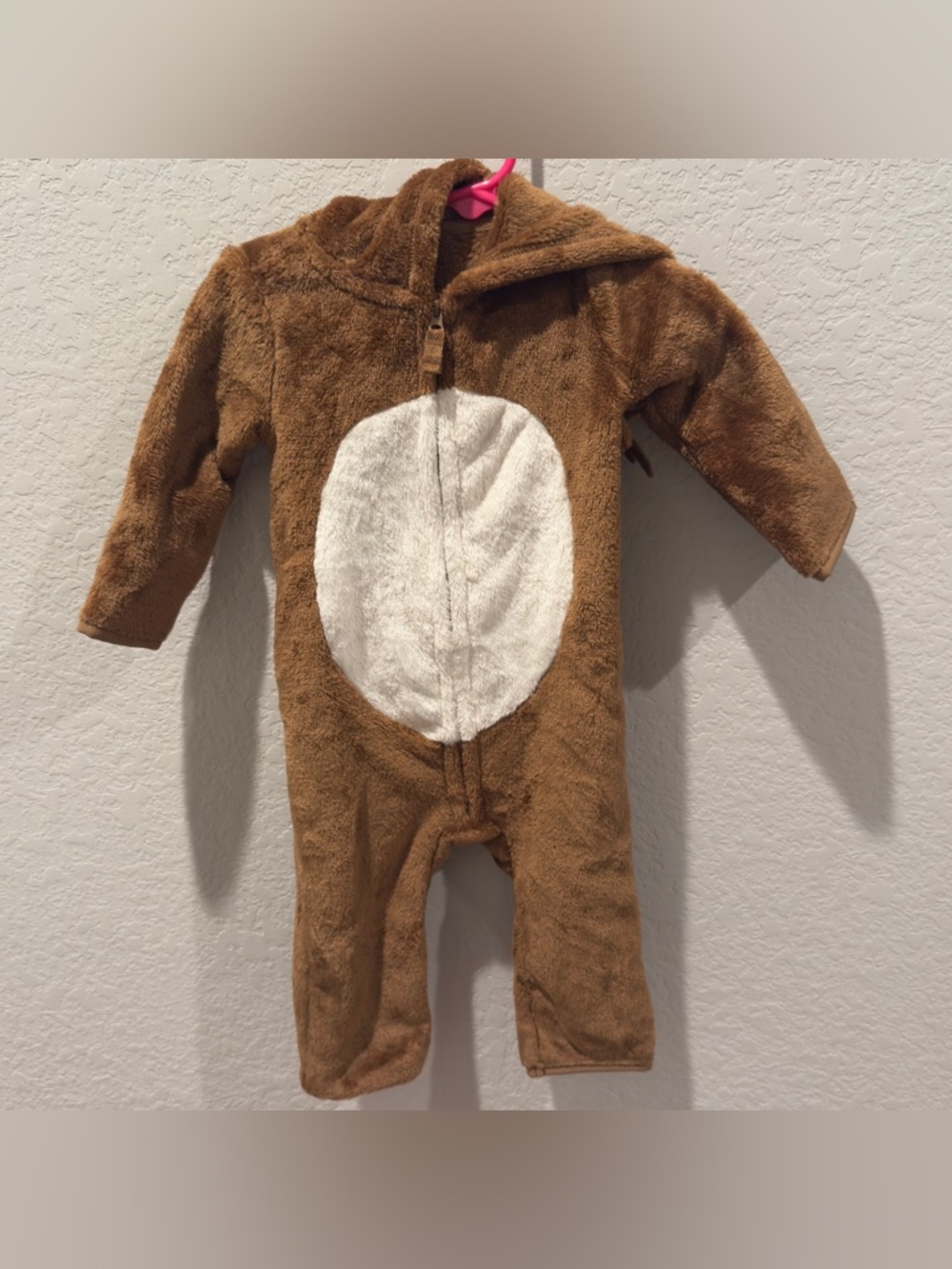 Carter's Brown Plush Reindeer Zip-Up